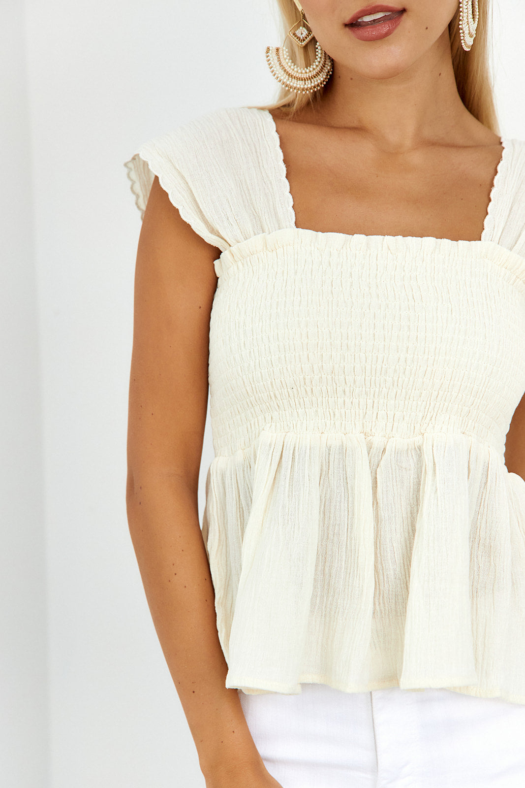 Dakota Smocked Top