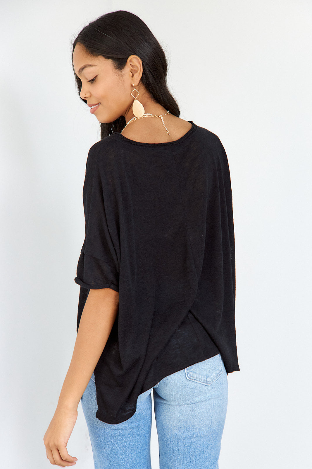 SALE - Emma Oversized Slub Tee