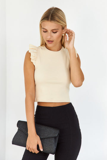 Calliope Ruffled Sleeve Tank