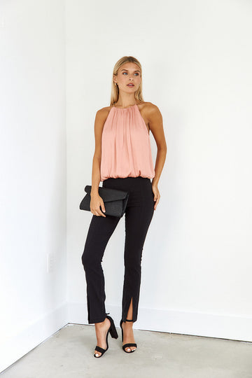 SALE - Avi Chain Detail Bubble Hem Blouse
