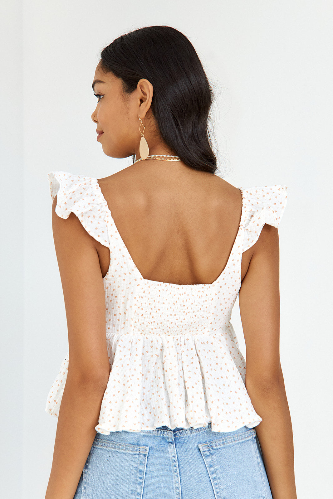 Elara Floral Sleeveless Top