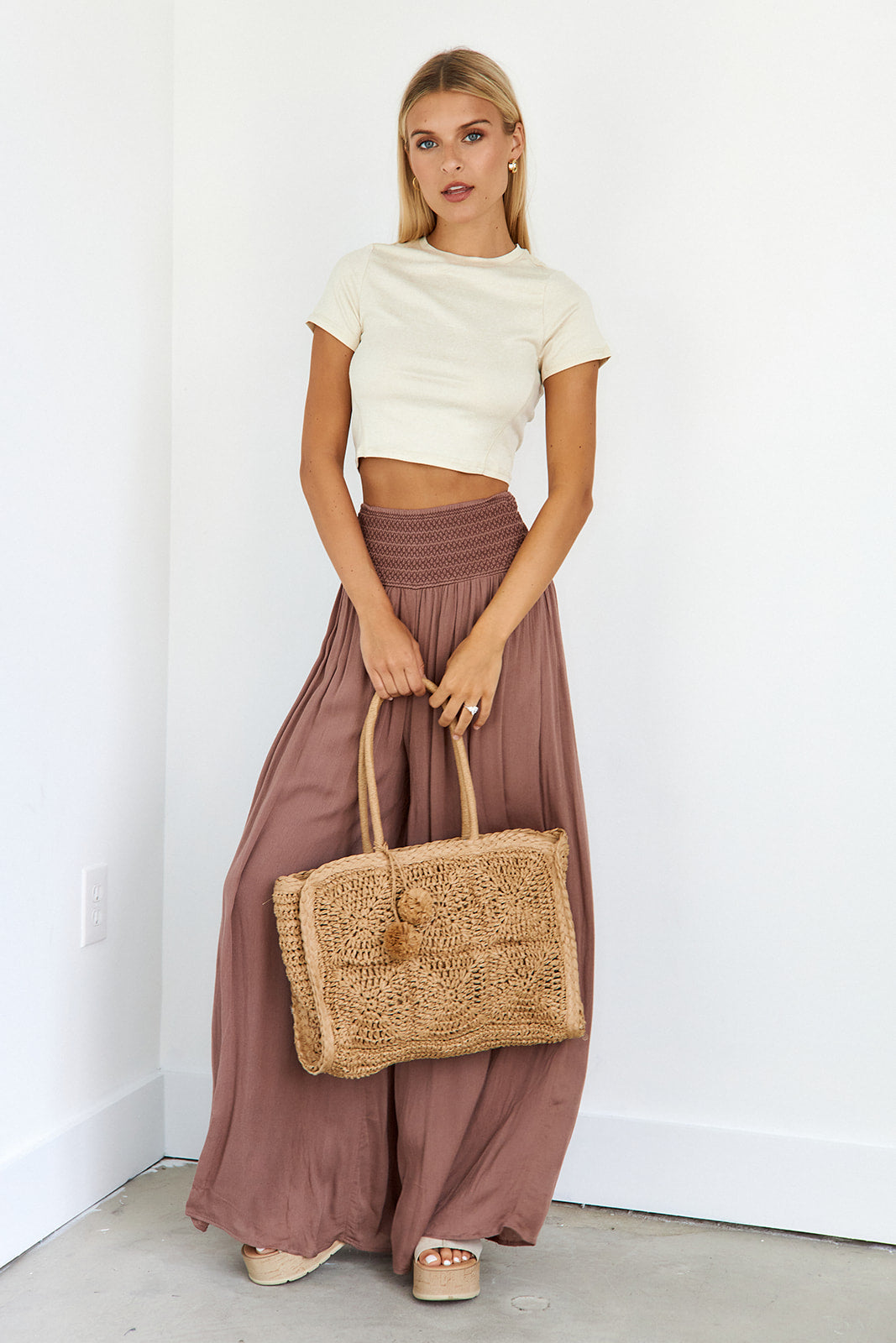 SALE- Lynn Short Sleeve Cropped Tee