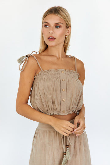 SALE - Whitley Shoulder Tie Top