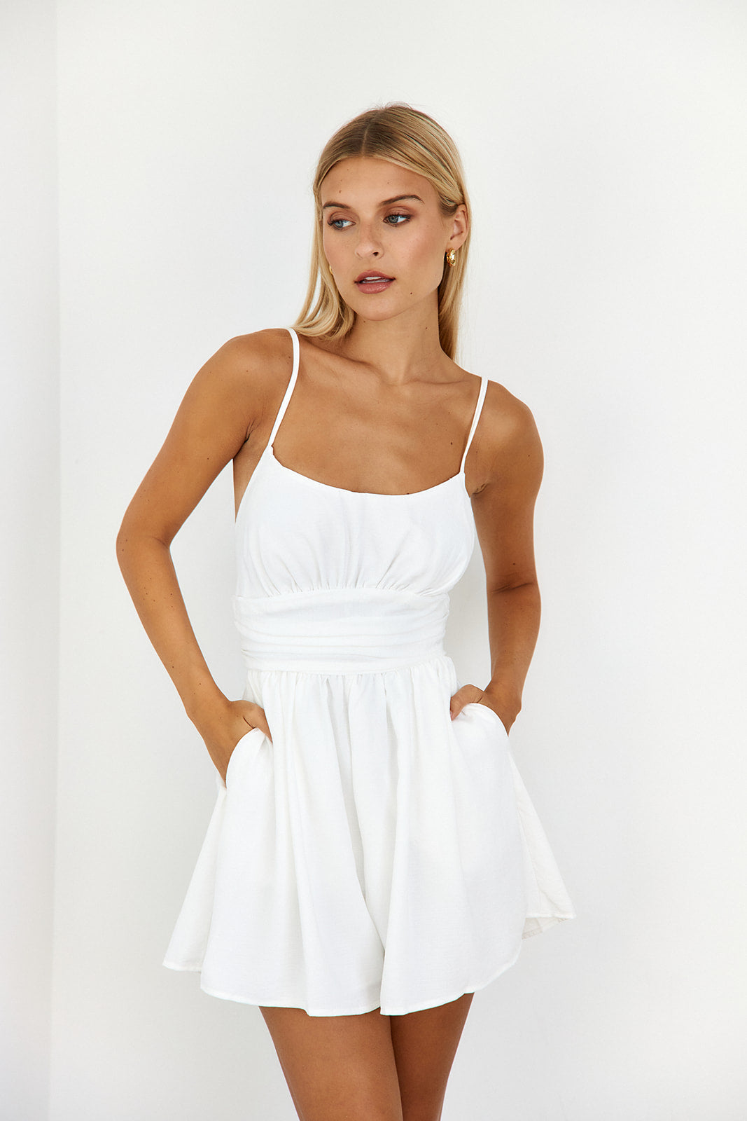 SALE- Raiden Tie Back Romper