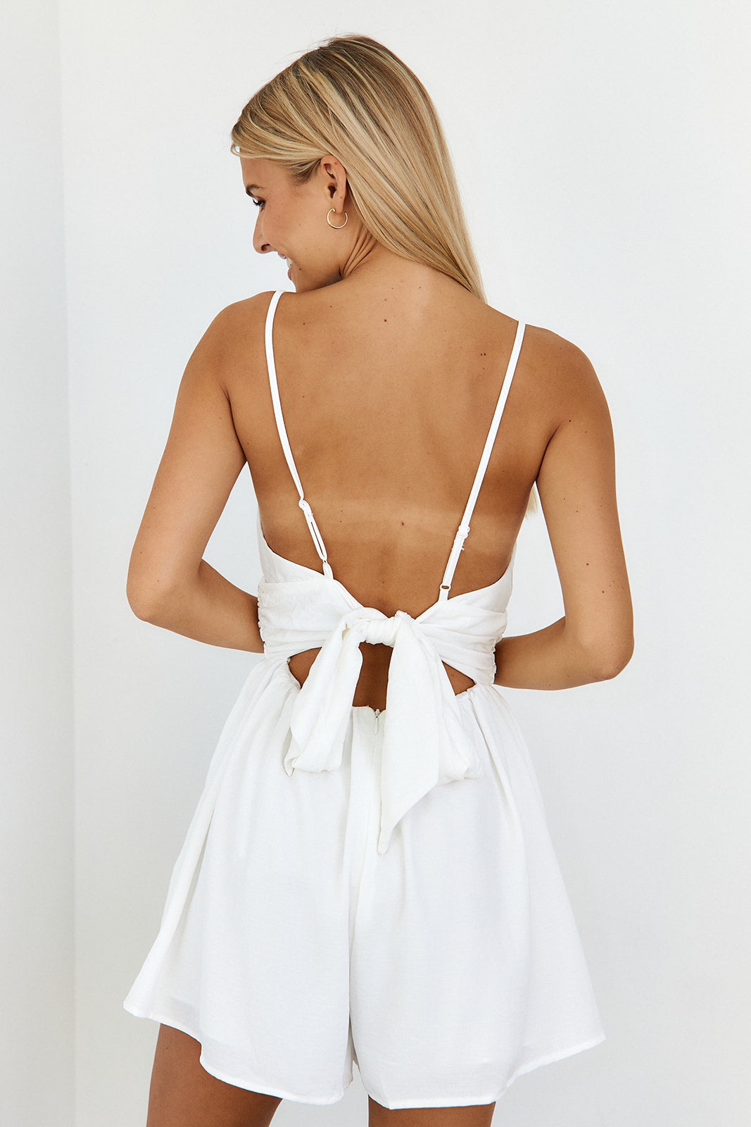 SALE- Raiden Tie Back Romper