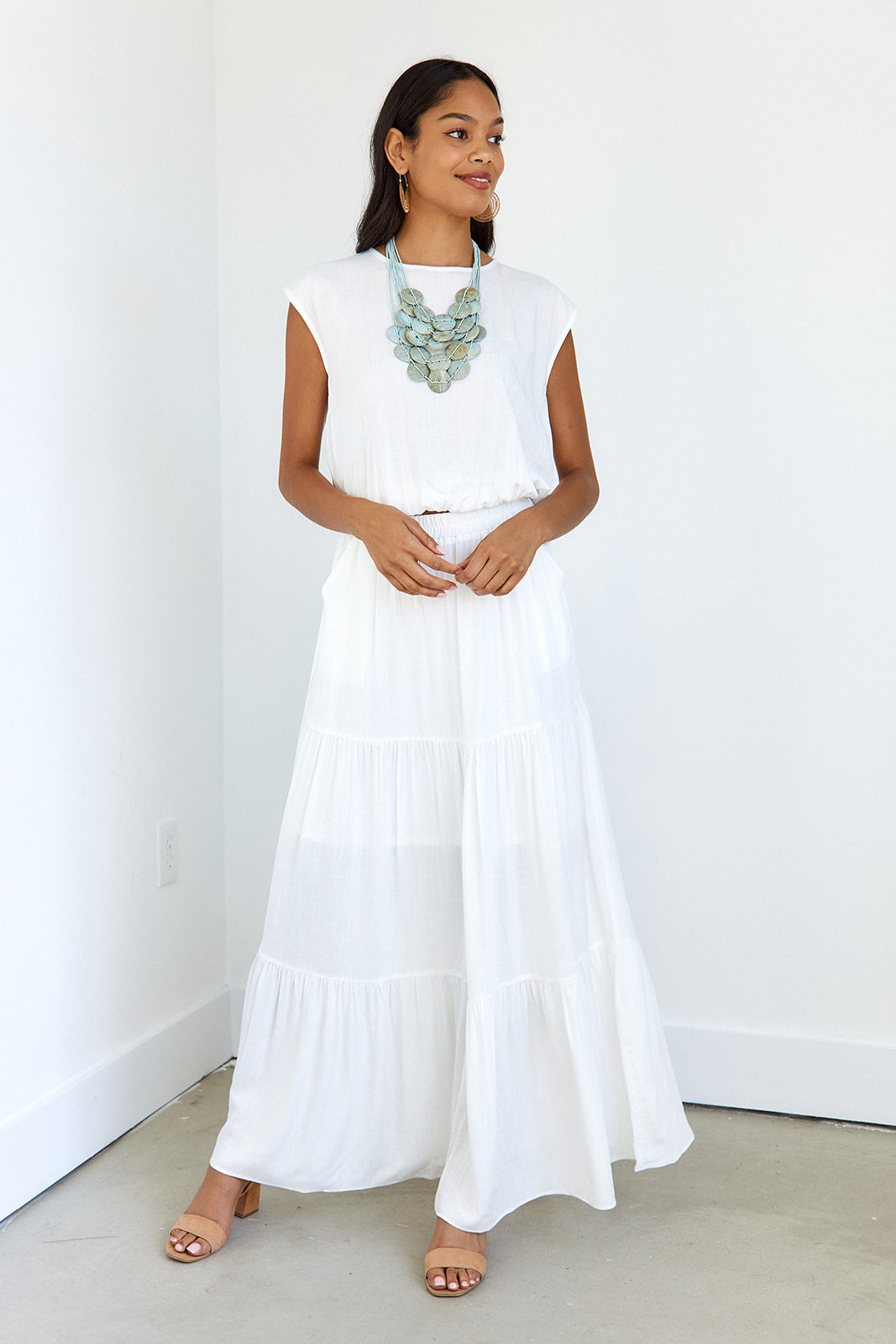 Cornelia Tiered Maxi Skirt