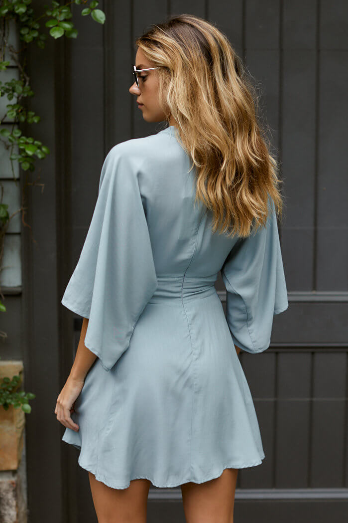 Charlie Kimono Sleeve Mini Dress