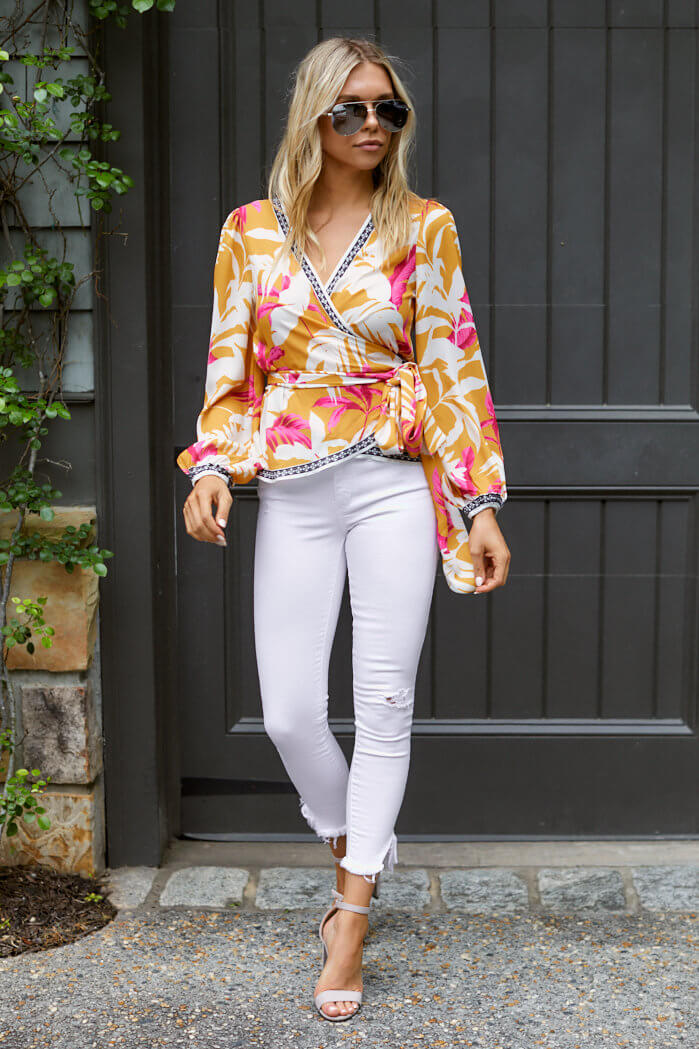 Scarlett Floral Long Sleeve Blouse