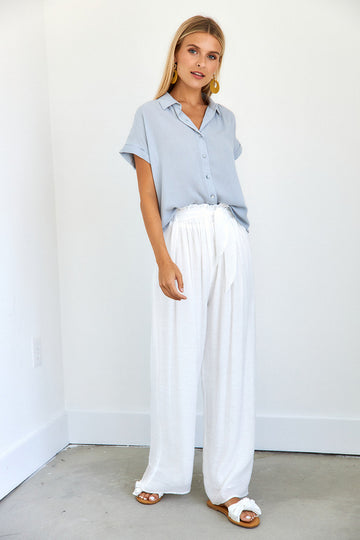 Sofia Flowy Button Down Top