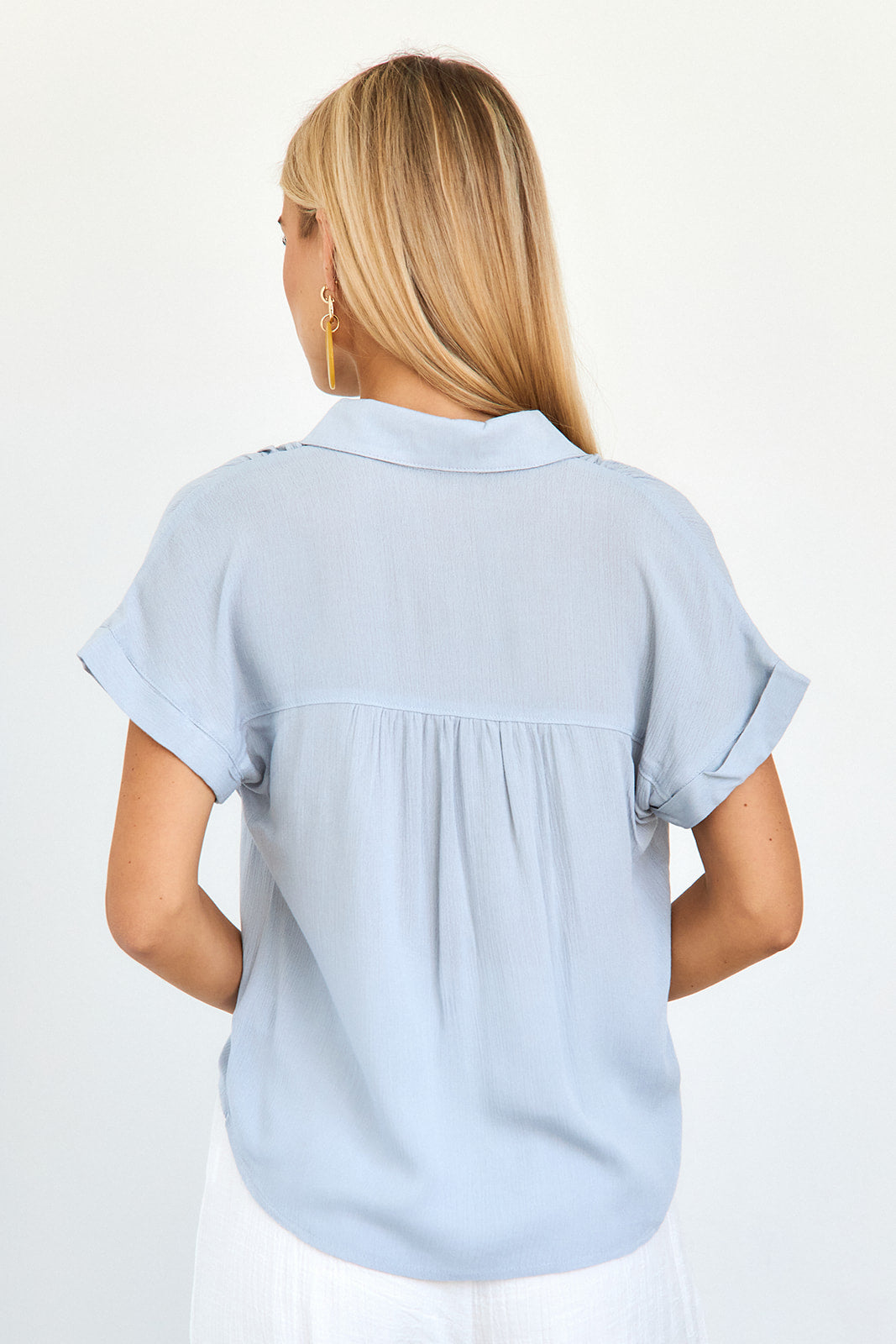 Sofia Flowy Button Down Top