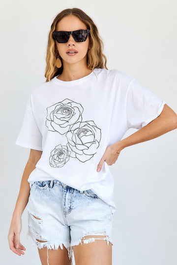 Rose Art Graphic Tee