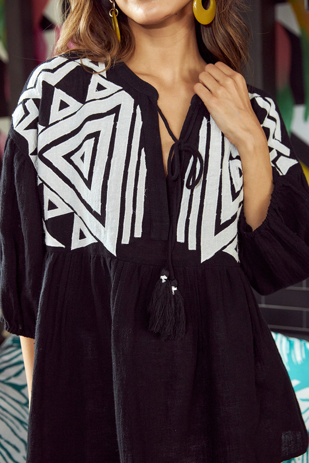 SALE- Ottilie Geometric Top