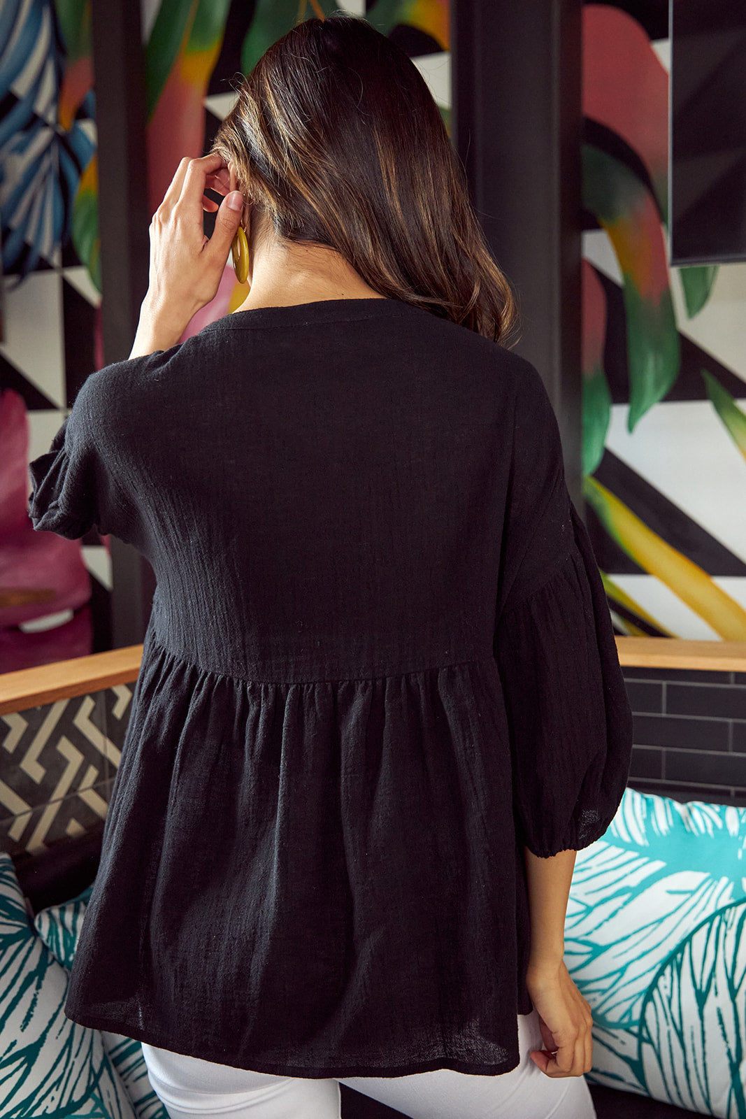SALE- Ottilie Geometric Top
