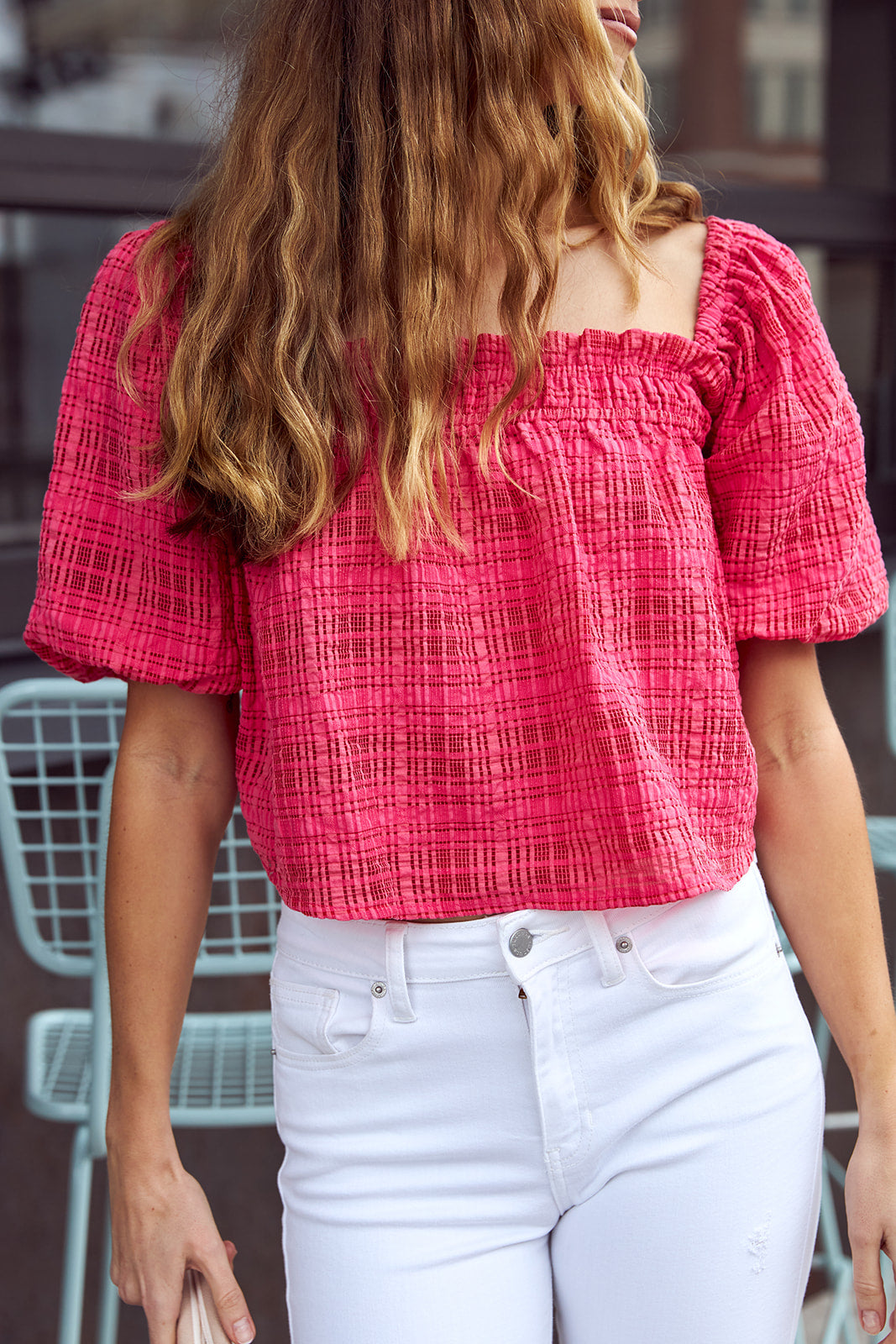 SALE- Willa Square Neck Blouse