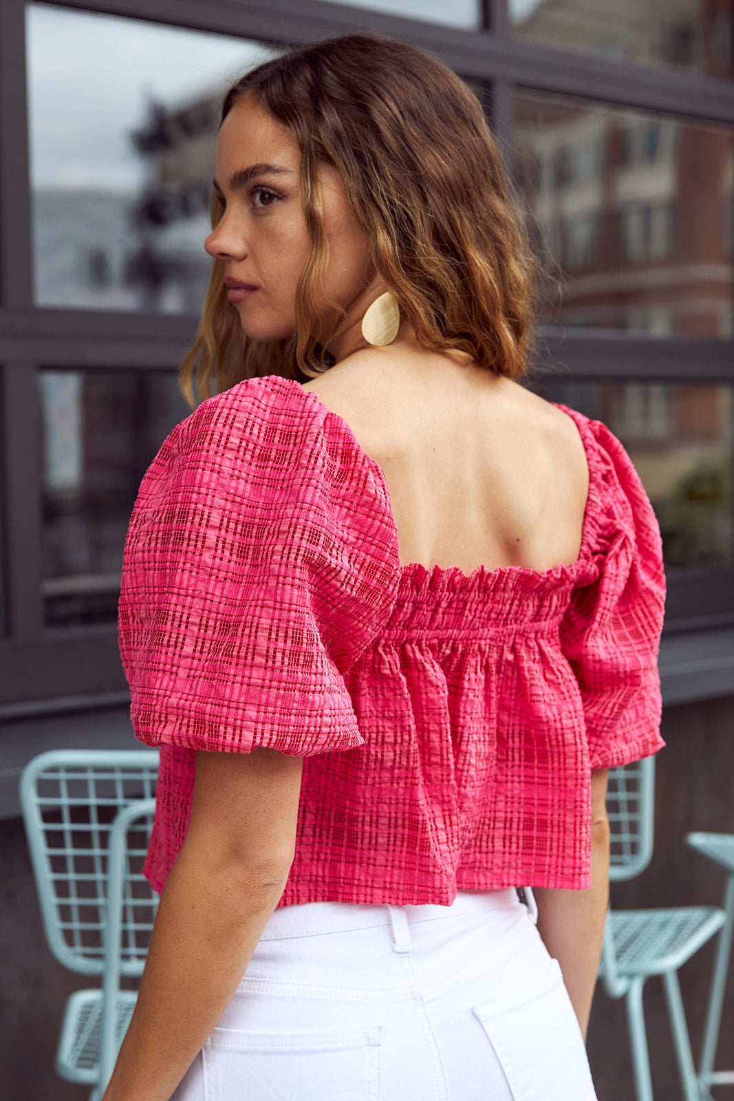 SALE- Willa Square Neck Blouse