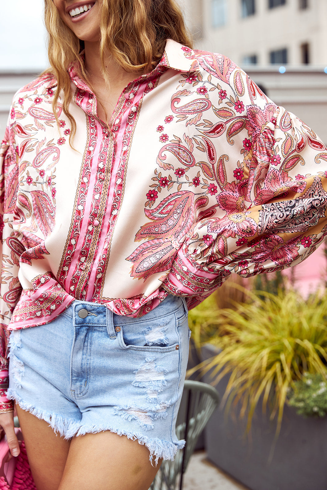 Cooper Printed Button Down Shirt