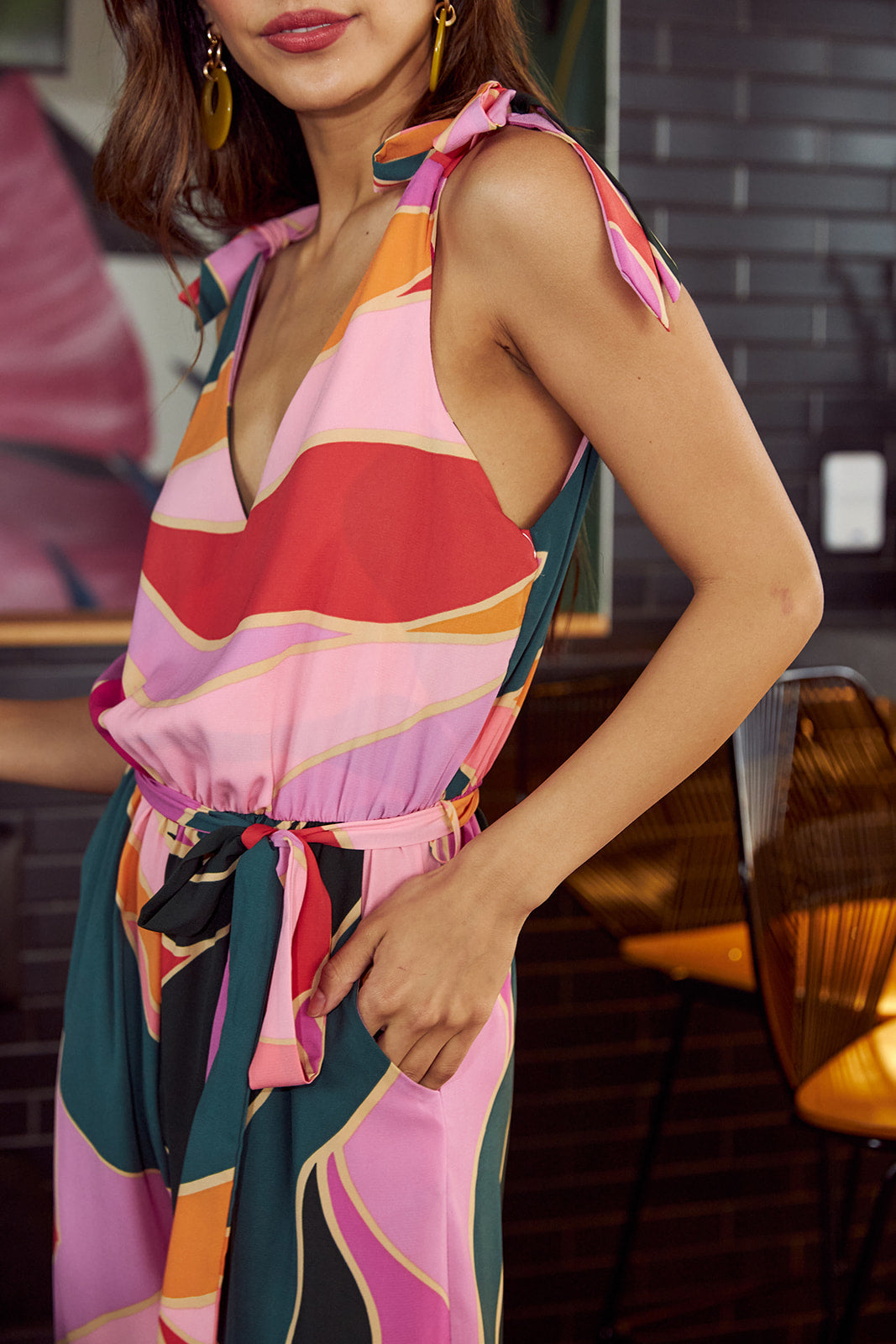 Roseau Printed Jumpsuit