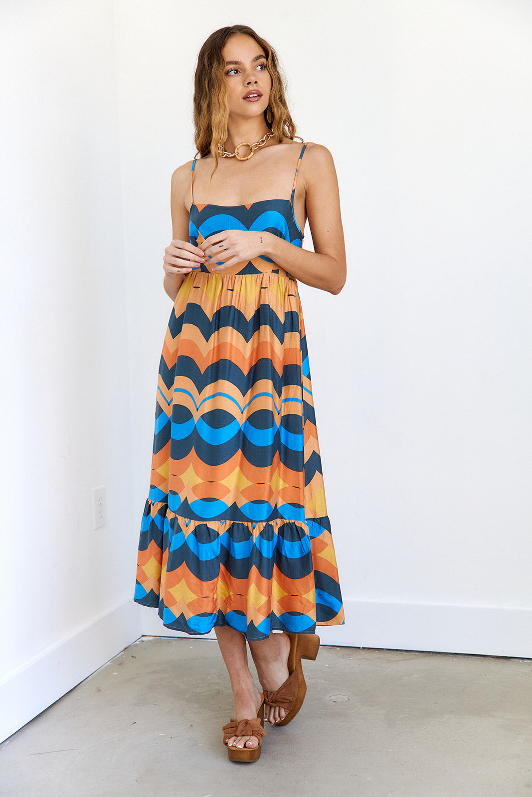 SALE- Cali Printed Maxi Dress