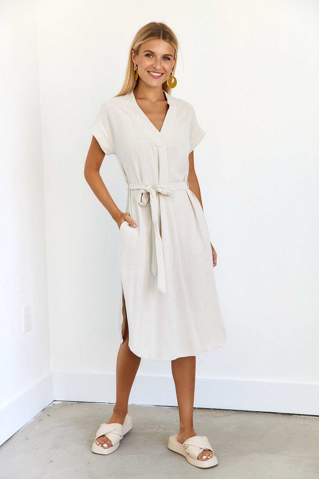 SALE- Mayson Linen Dress