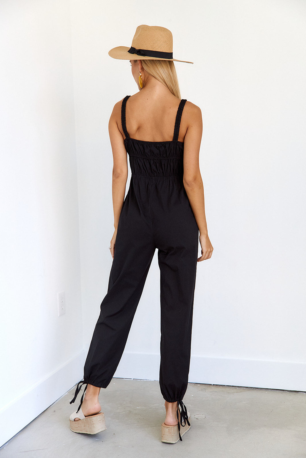 SALE- Fiona Tie Front Jumpsuit