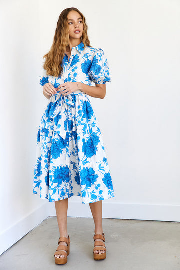Lima Printed Midi Dress