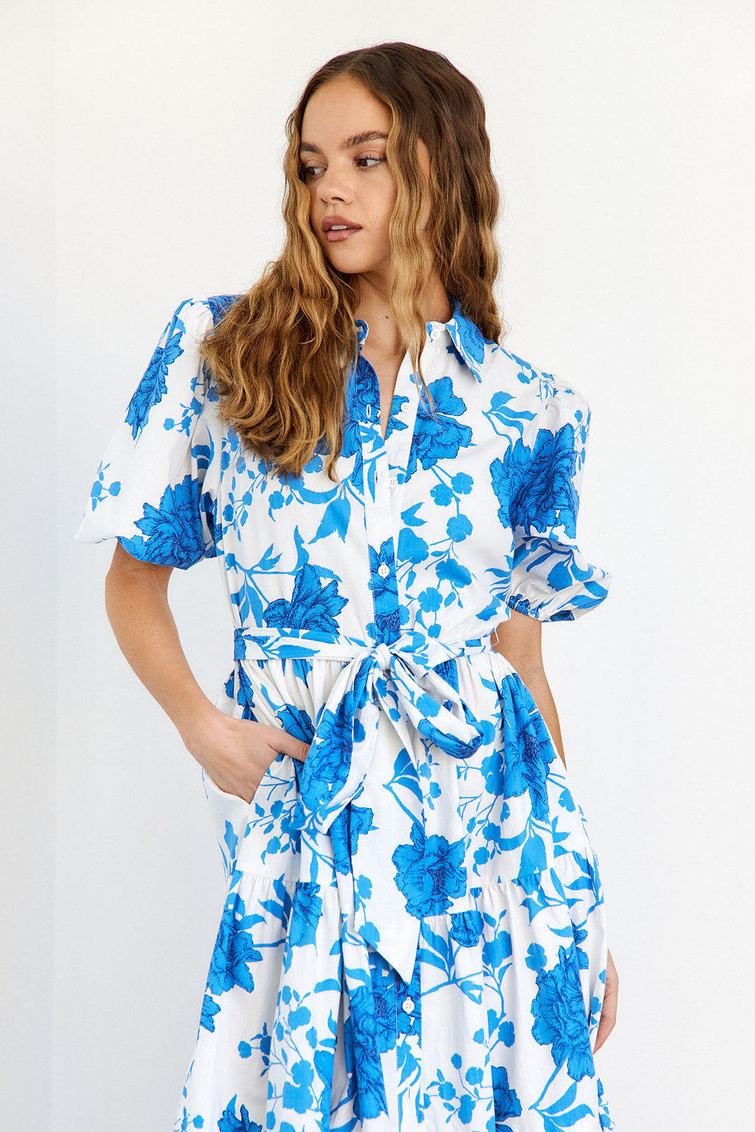 Lima Printed Midi Dress