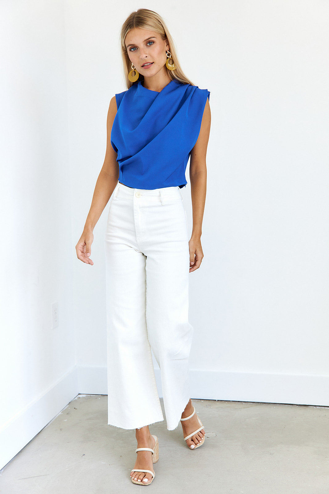 Nala Cowl Neck Blouse