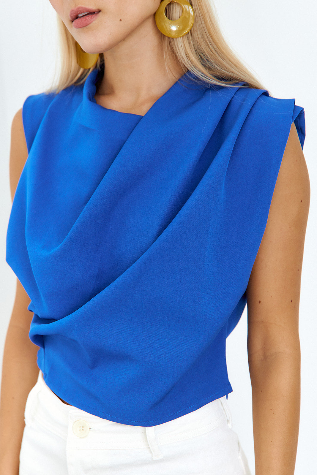 Nala Cowl Neck Blouse