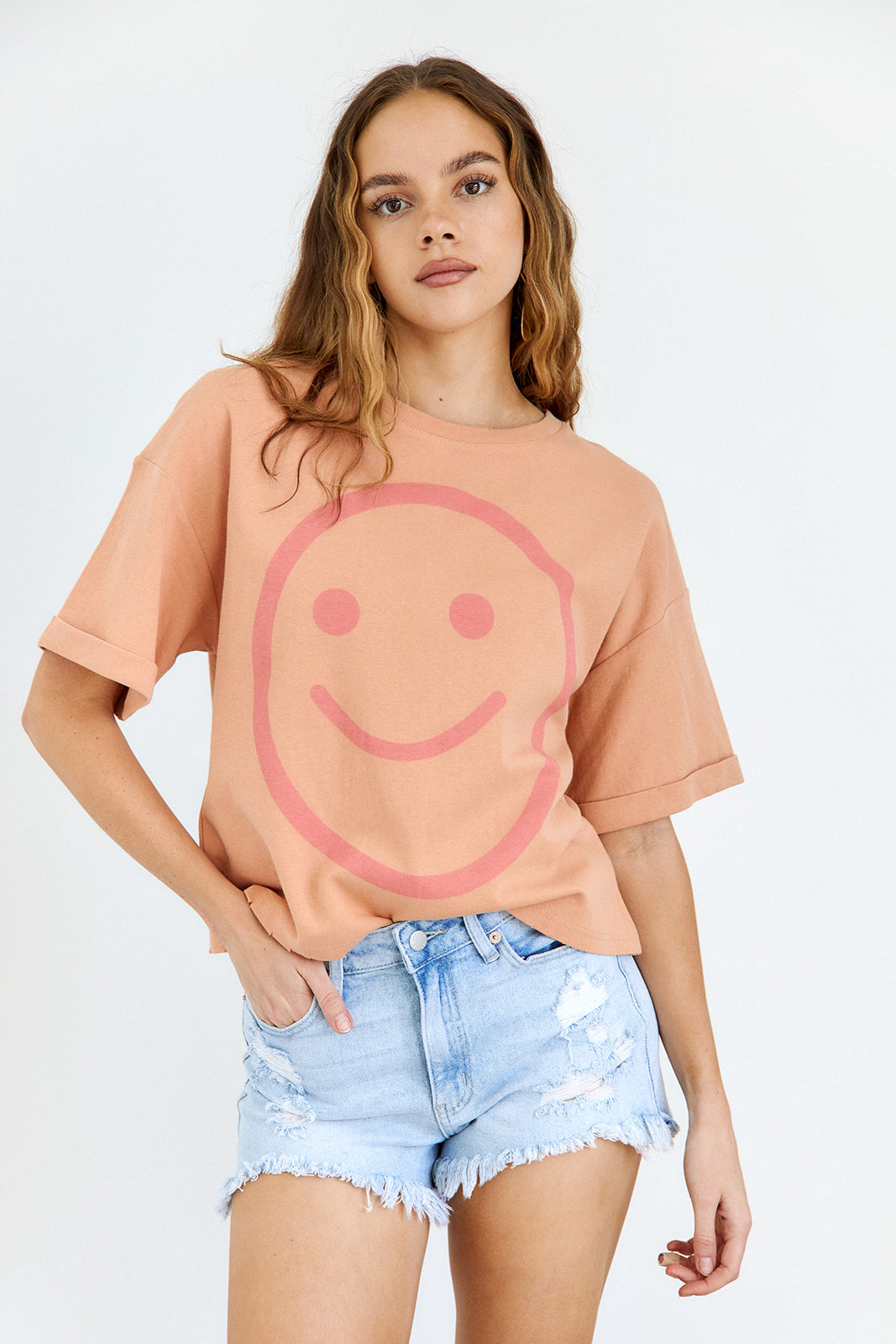 Smiley Face Graphic Tee