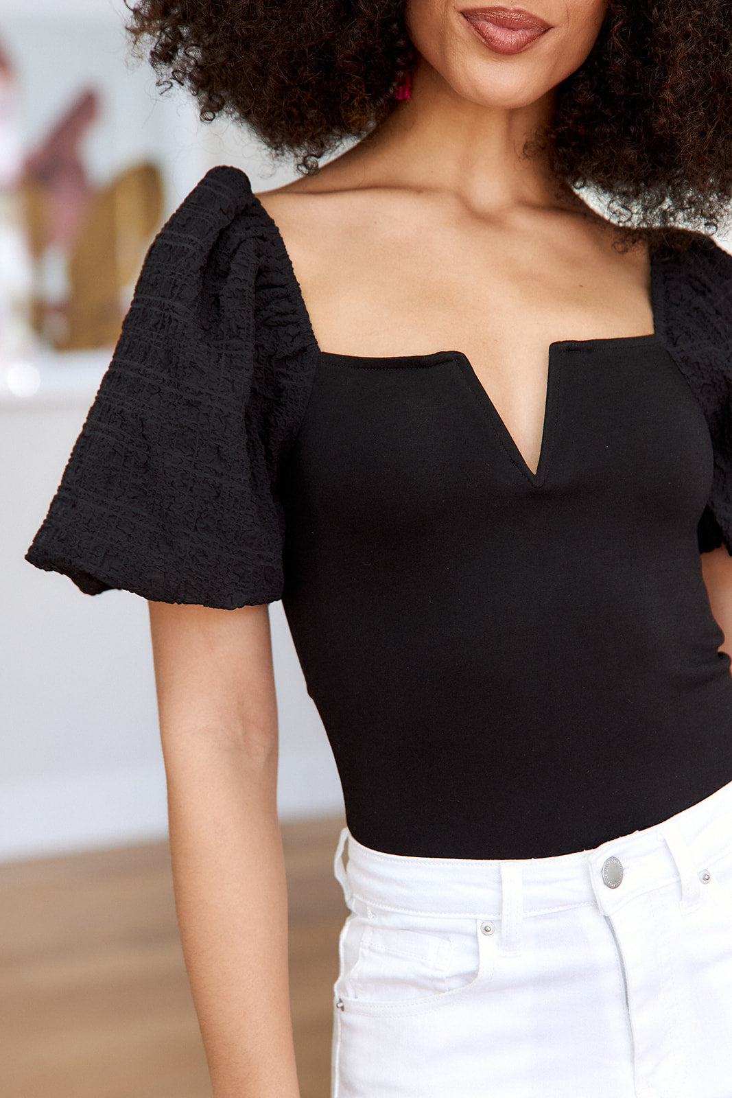 SALE- Dakota Textured Bodysuit