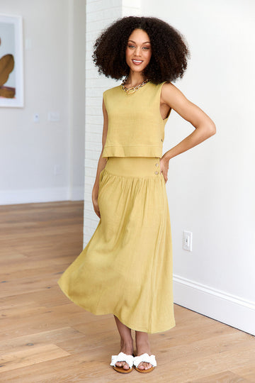 SALE- Oaklynn Midi Skirt
