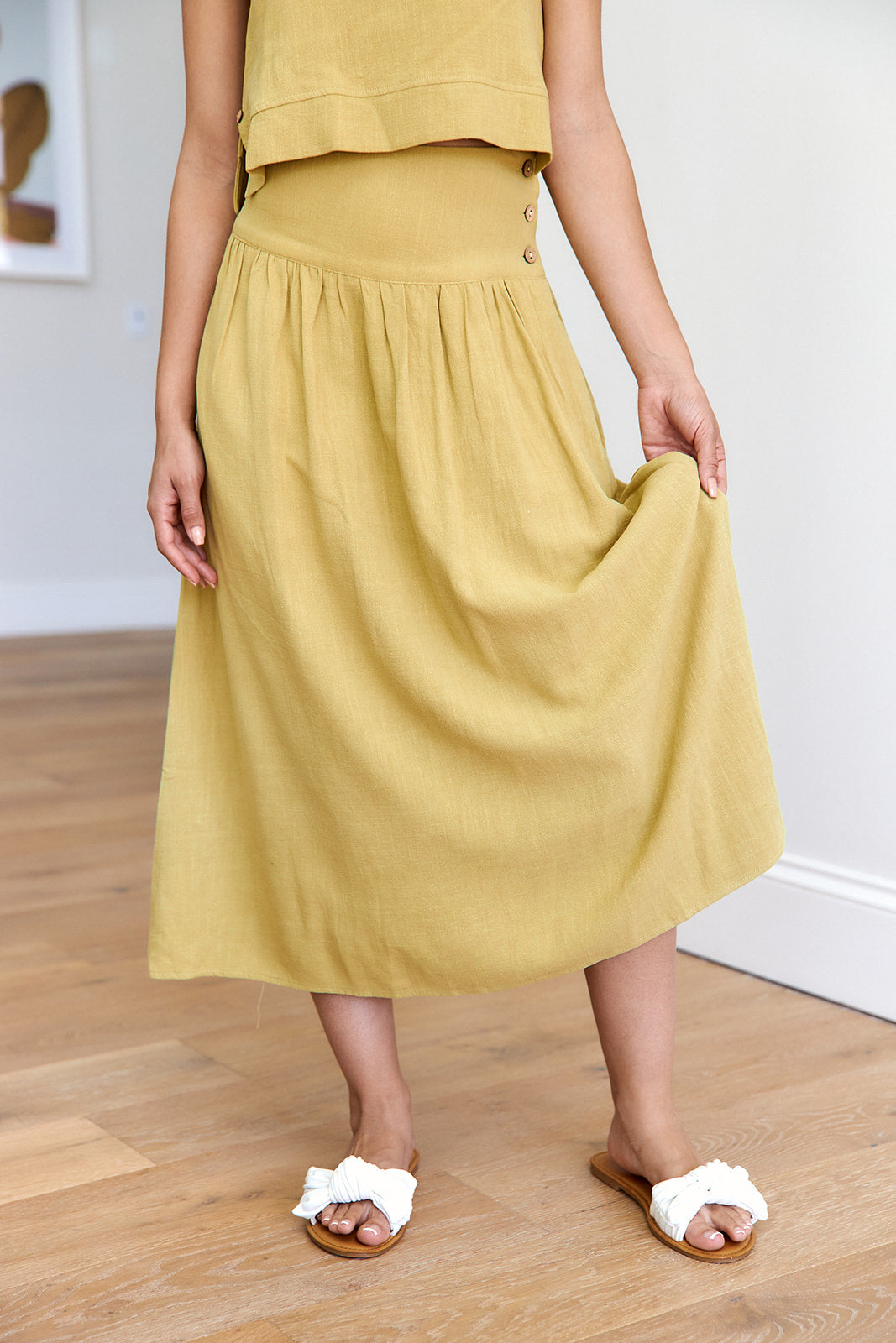 SALE- Oaklynn Midi Skirt