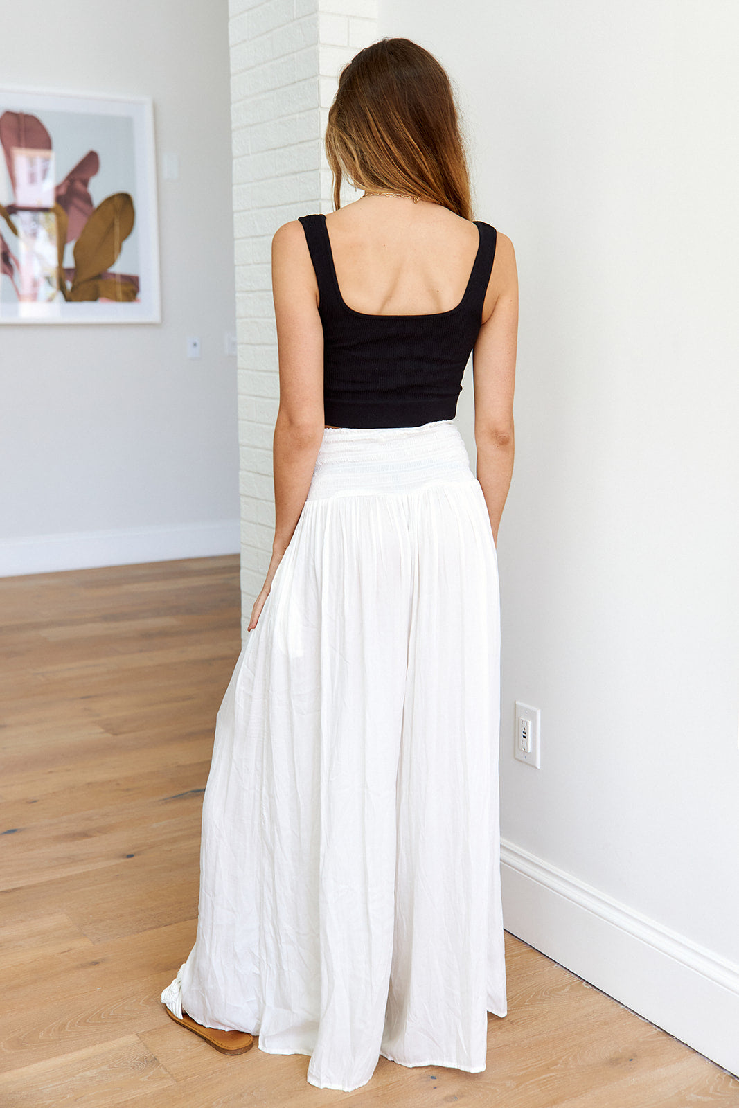 SALE- Finn Smocked Wide Leg Pant