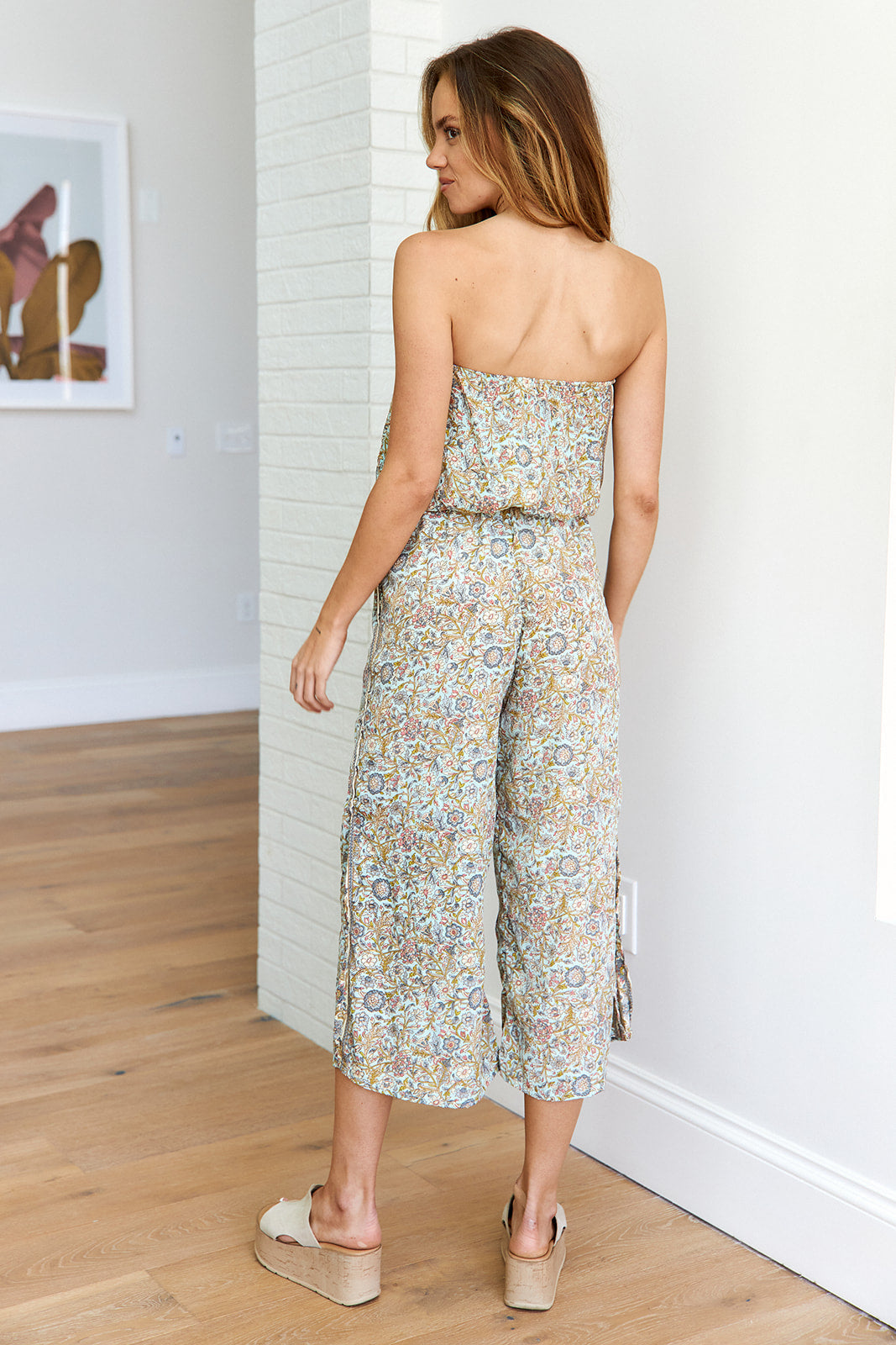 SALE- Maisy Sleeveless Printed Jumpsuit
