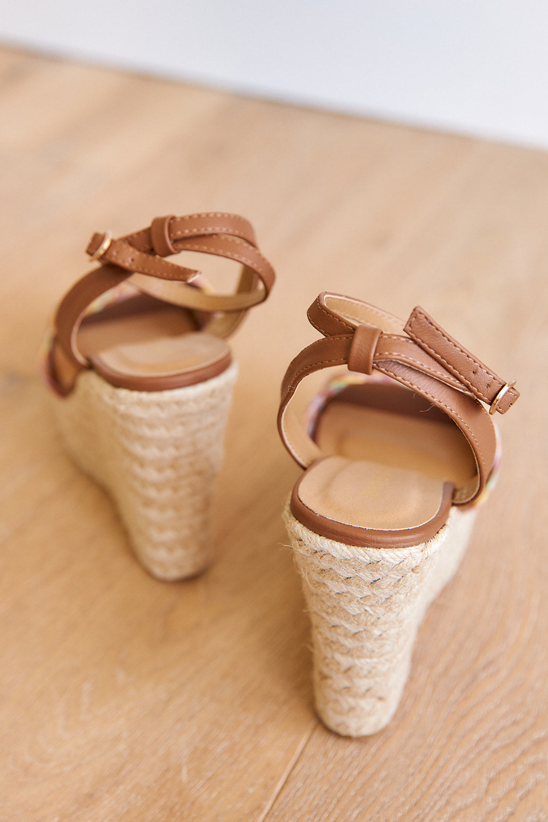 SALE- Choice Woven Raffia Heel Wedge