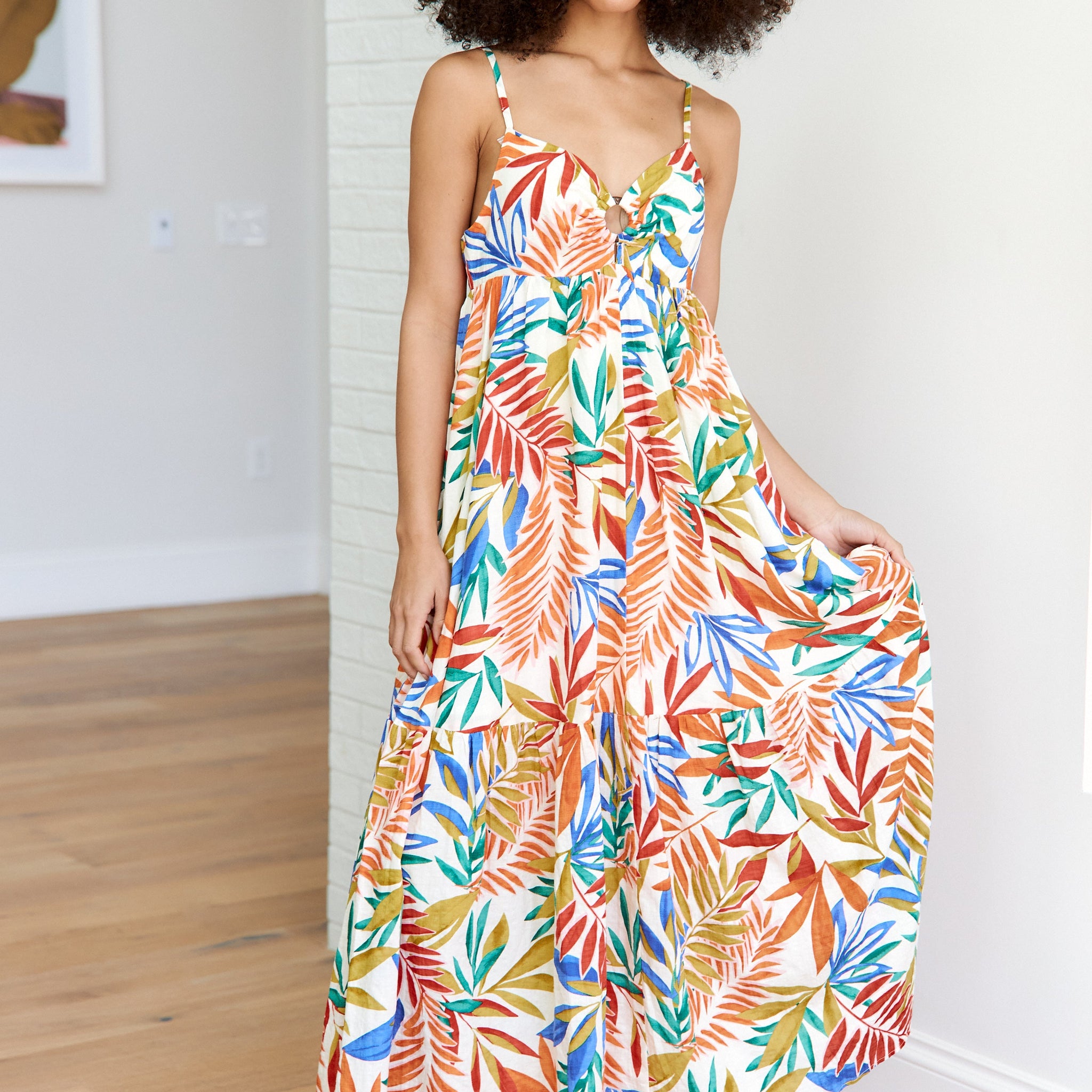 SALE- Louisa Floral Midi Dress