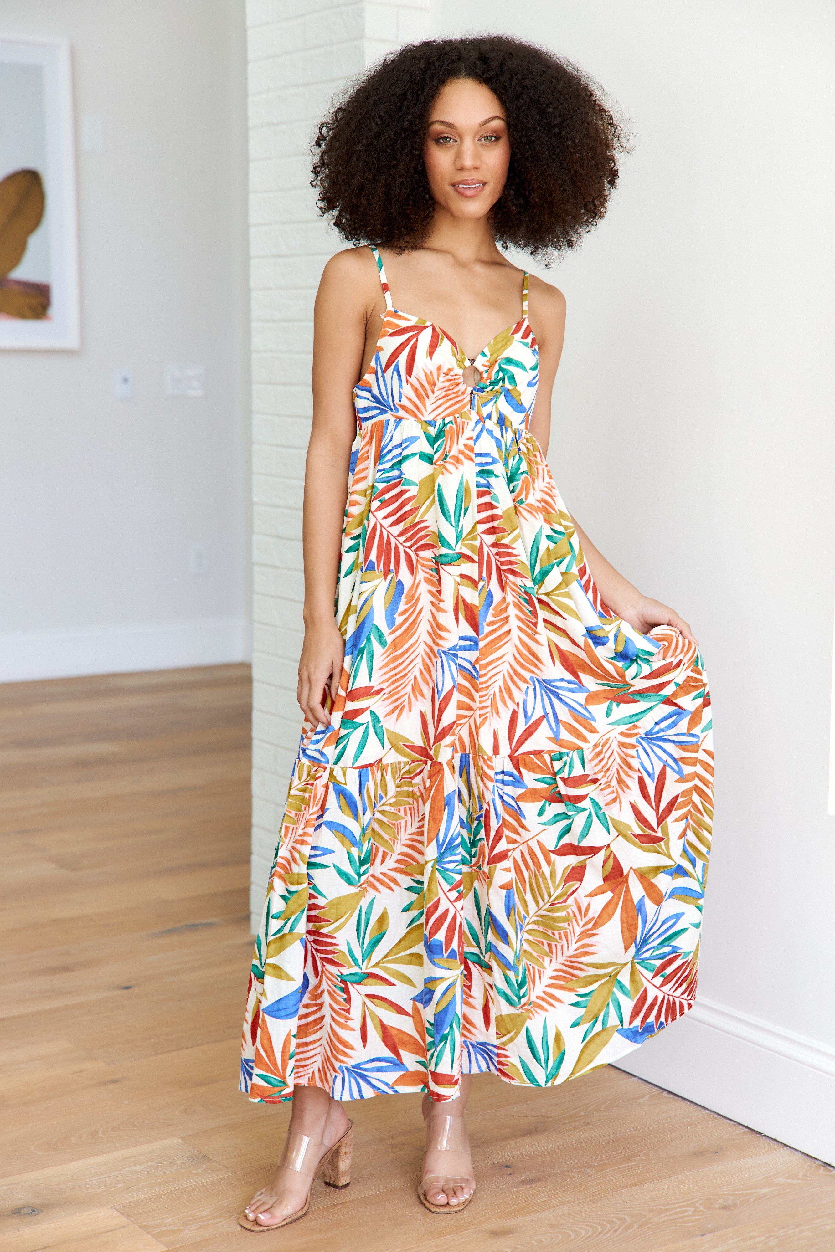 SALE- Louisa Floral Midi Dress