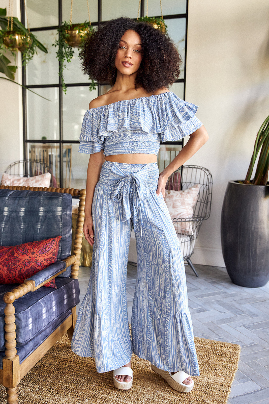 SALE- Ruthie Printed Pant