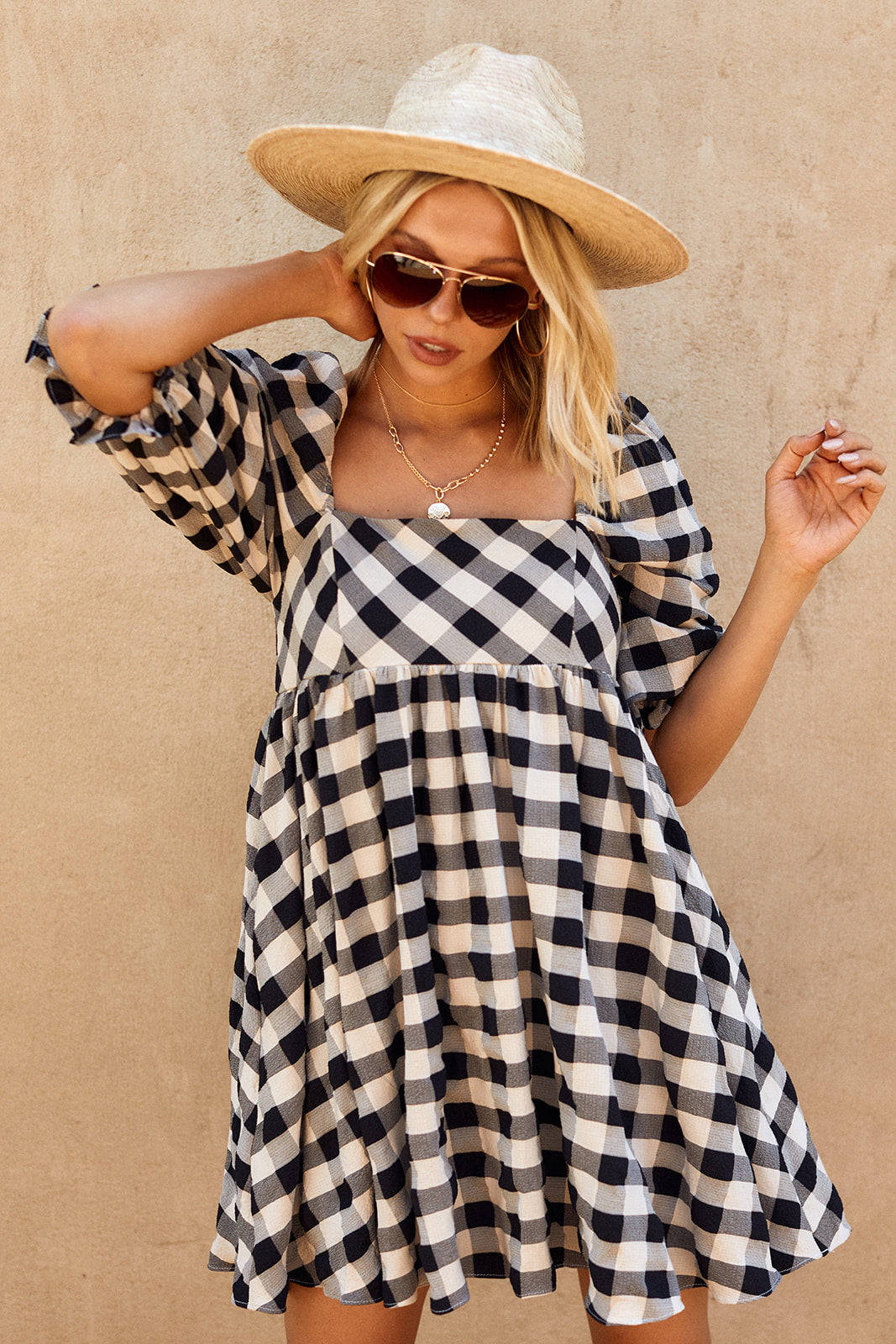 Leightyn Puff Sleeve Dress