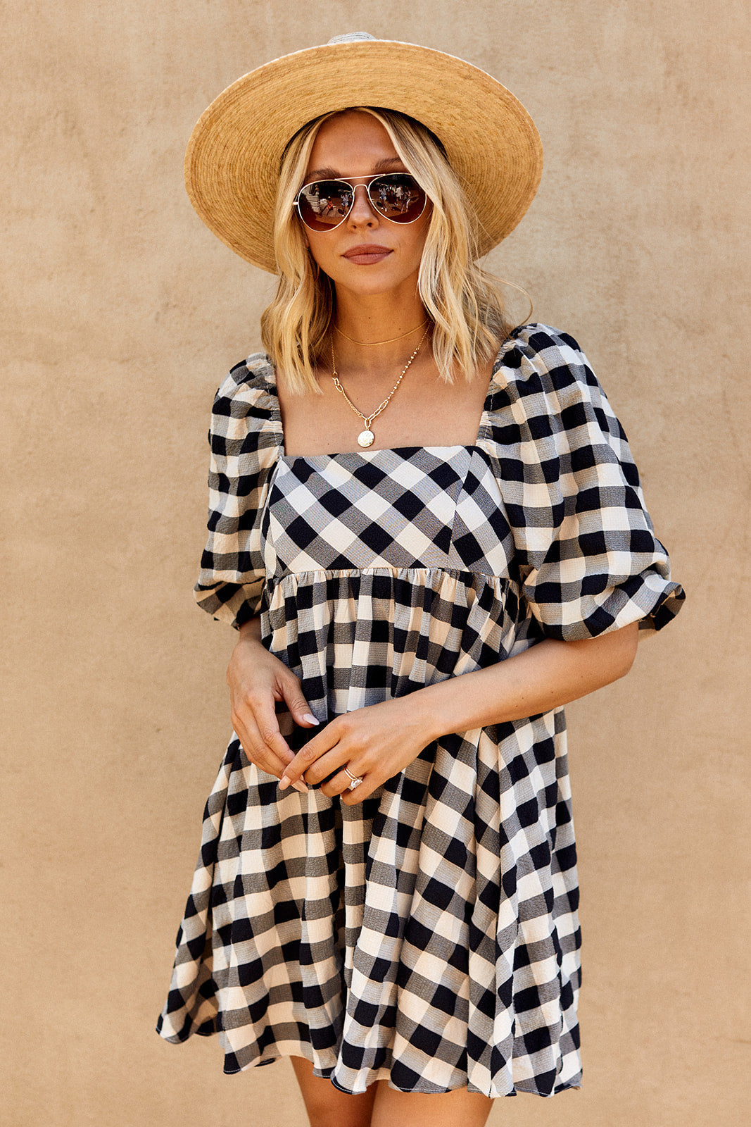 Leightyn Puff Sleeve Dress