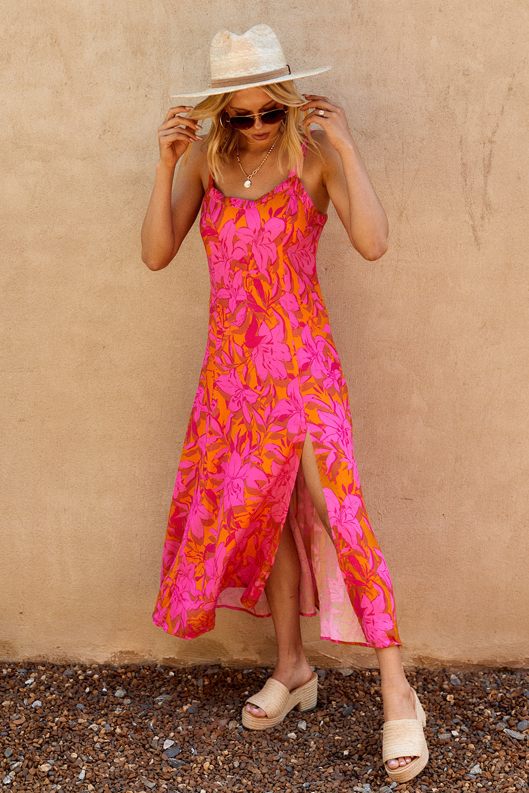Astoria Floral Midi Dress