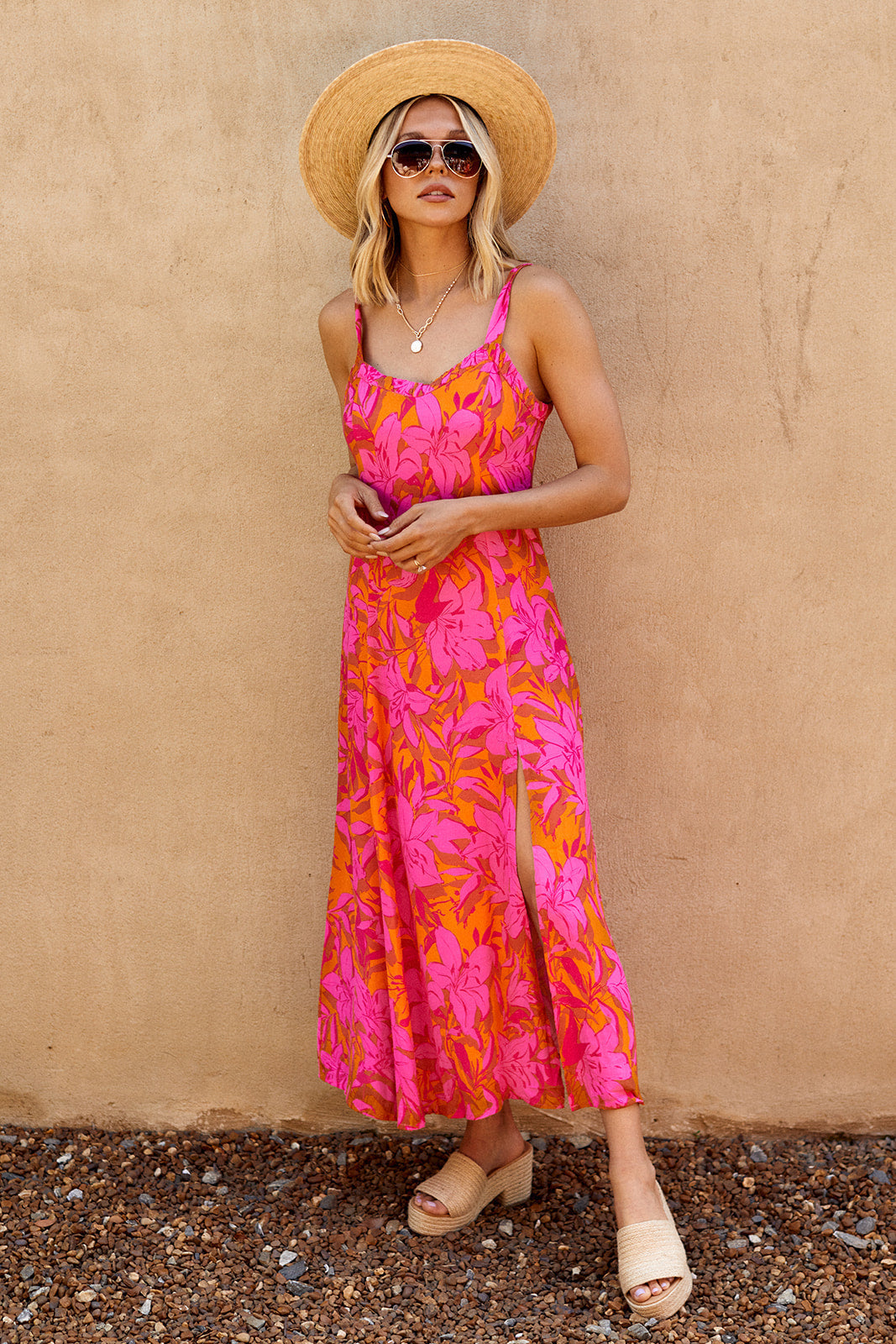 Astoria Floral Midi Dress