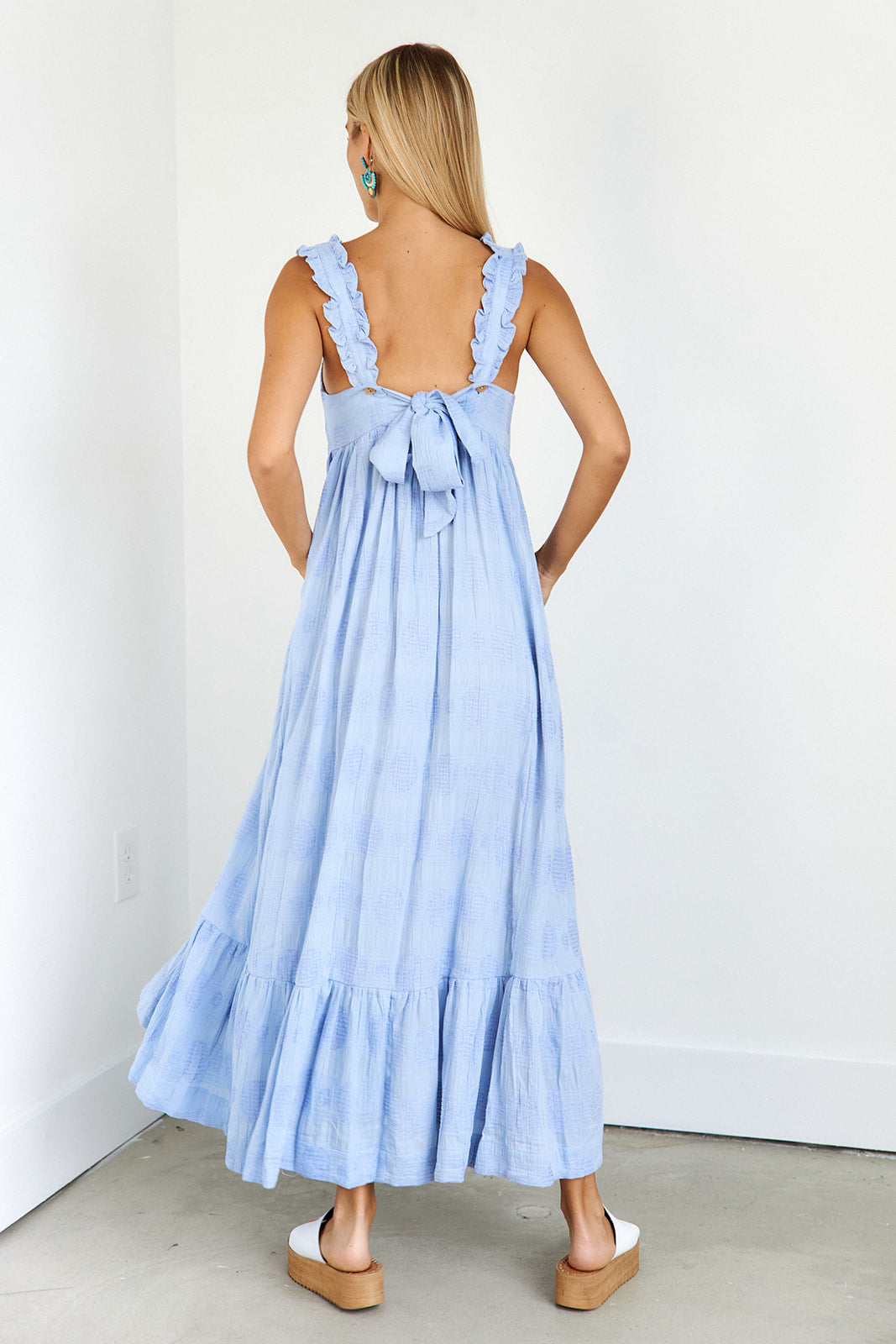 Linett Polka Dot Midi Dress