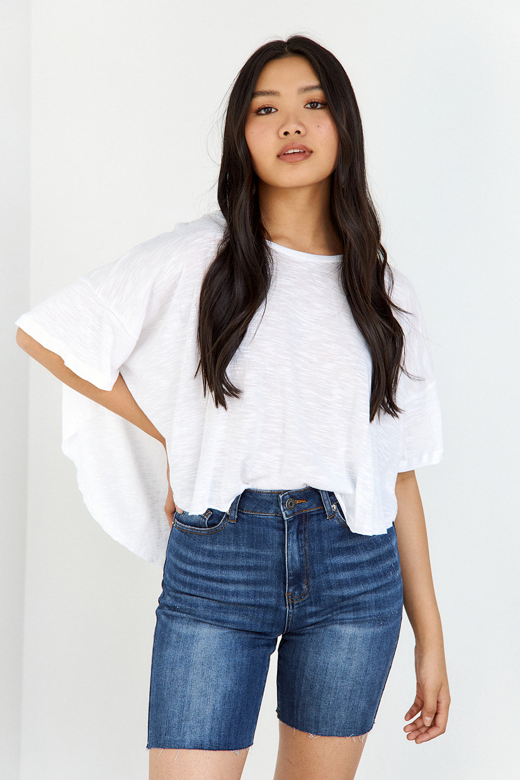 Madison Rounded Hem Tee