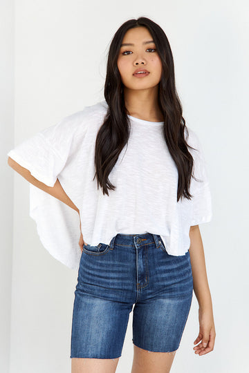 Madison Rounded Hem Tee