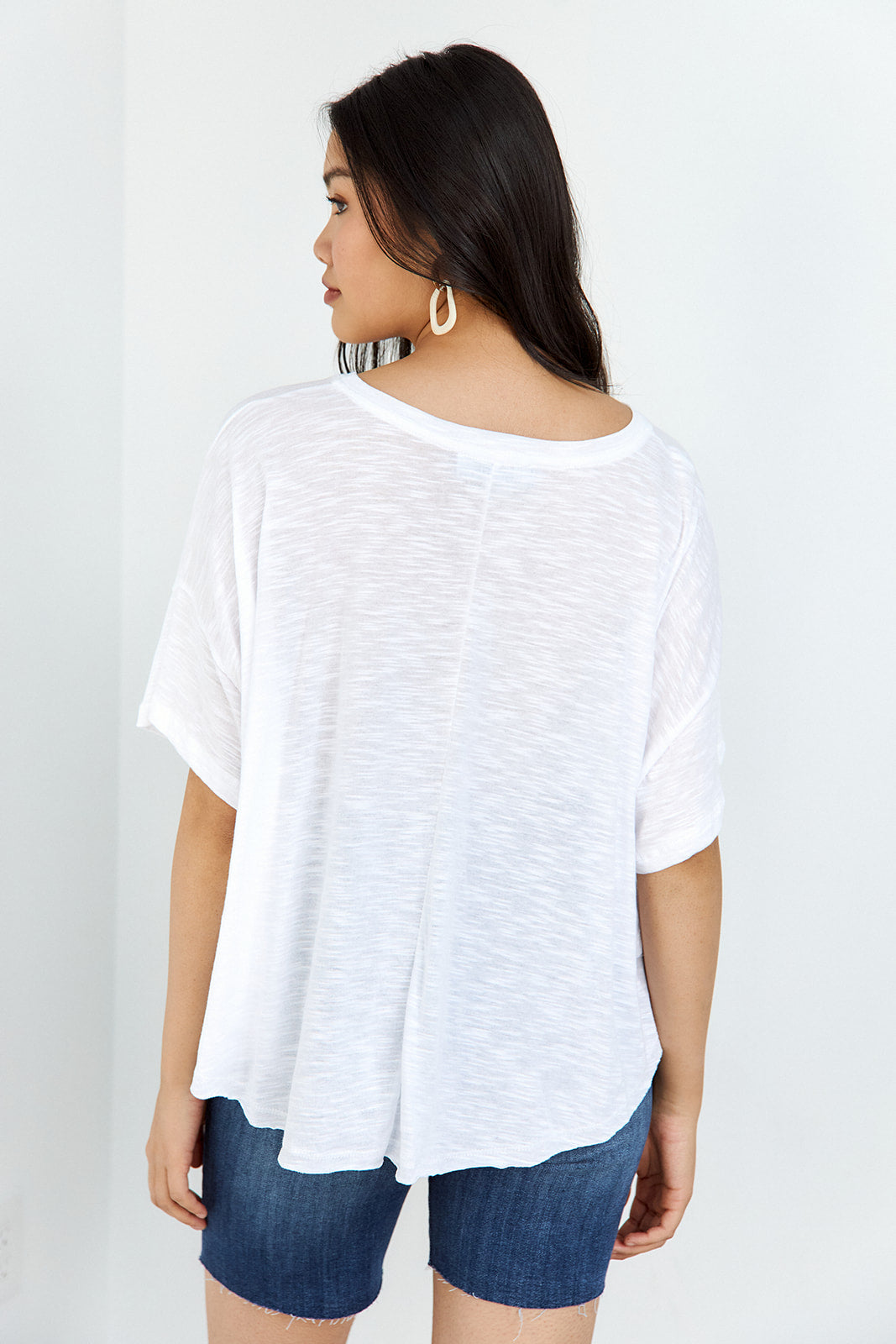 Madison Rounded Hem Tee