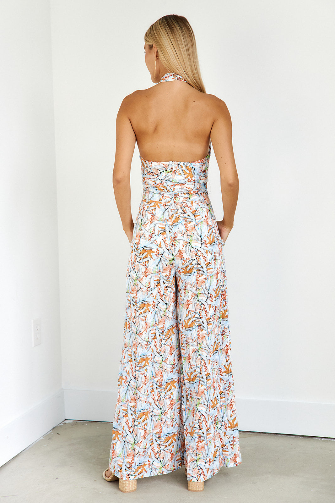 SALE- Rian Twist Halter Neck Jumpsuit