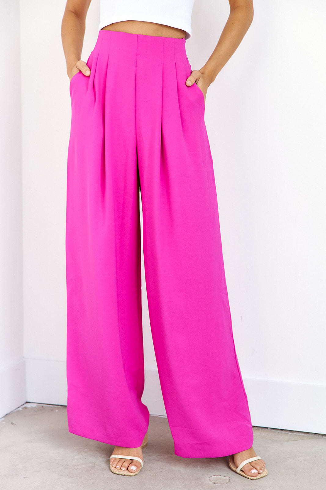 SALE - Vera High Waisted Wide Leg Pant