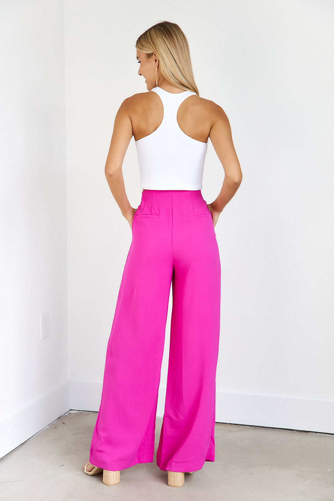 SALE - Vera High Waisted Wide Leg Pant