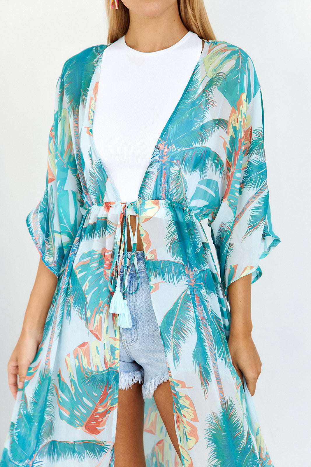 SALE- Camilla Front Tie Kimono